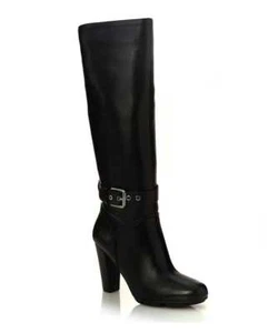 Rockport Women’s Tall Boots Leather Black Jalicia Winter - Picture 1 of 3