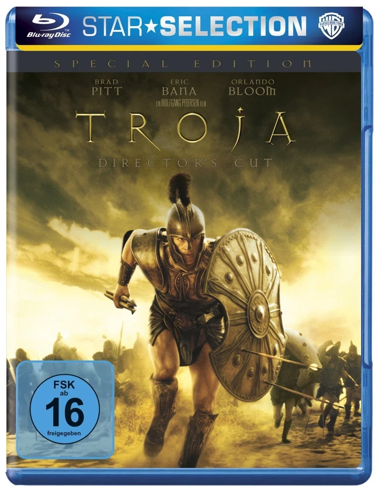 TROJA, Director's Cut (Brad Pitt, Orlando Bloom) Blu-ray Disc NEU+OVP - Bild 1 von 1
