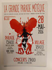 La Grande Parade Meteque Immigration Chance Concerts  Flyer Carte Postale
