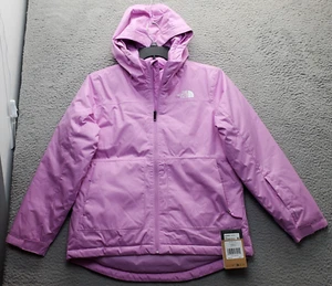 The North Face Dry Vest Freedom Insulated Jacket Youth XL Pink Hooded Full Zip - Picture 1 of 21