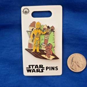 NEW Star Wars Disney Pin C3PO Ewok Return Of The Jedi Cartoon Endor Parks - Picture 1 of 2