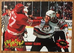 94 95 Classic KEN CLARK Enforcers Hockey card Portland Pirates - Imagen 1 de 2