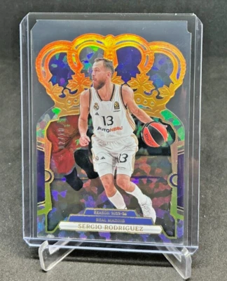 2023/24 Crown Royale Euroleague SERGIO RODRIGUEZ Gold Die-Cut 02/10 #96 - Image 1 of 2
