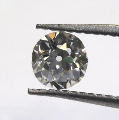 GIA loose certified .61ct F SI2 Brilliant round cut Natural Diamond old european - Image 1 of 4