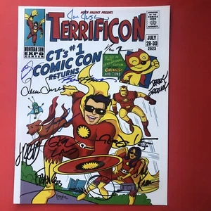 2023 TERRIFICON PROGRAM signed JUSKO SIMONSON ORDWAY FRENZ LAND CONNER BALENT + - Picture 1 of 18