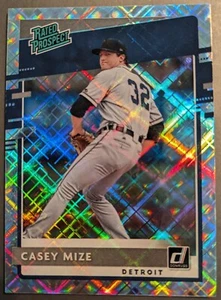 2020 Panini Donruss #RP-4 Casey Mize Rated Prospect DIAMOND Detroit Tigers - Picture 1 of 2
