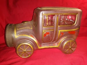 Automobile.Rare bocal a bonbons en forme de tacot des années 1920 Portieux 21 cm - Foto 1 di 7