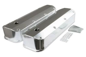Mr. Gasket Fabricated Aluminum Valve Covers - Silver Finish - 6860G - Picture 1 of 5
