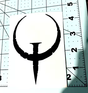Quake Teleportation Monsters Science Experiment Video Games Vinyl Decal Sticker - Picture 1 of 2