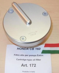 Honda CB160/175 sloper Cappellini Moto oil filter FOR GEAR PUMPS ONLY 172-NLA - Bild 1 von 1