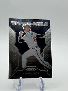 2023 Panini Prizm Three-Hole Chipper Jones #TH10 Atlanta Braves - Picture 1 of 2