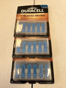 3x 6 Pack *18 Total* Genuine Duracell Hearing Aid Batteries Size 675 Exp 3/2024 - Picture 1 of 1
