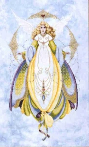 Lavender & Lace Cross Stitch Chart Angel Of Healing LL57 - Picture 1 of 1