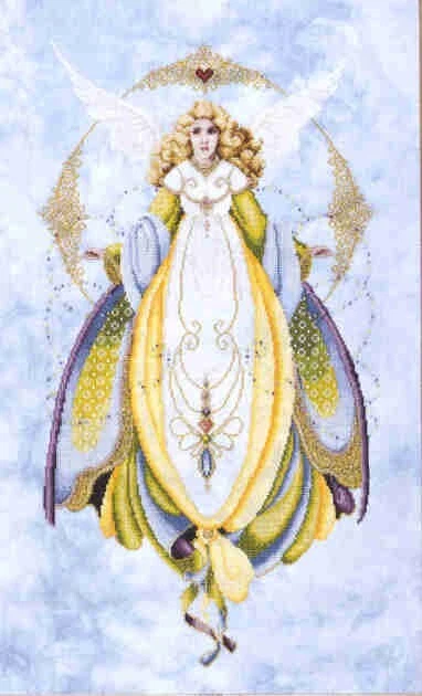 Lavender & Lace Cross Stitch Chart Angel Of Healing LL57 - Image 1 of 1
