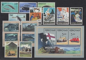 (WH22304) FAROE ISLANDS - 1990, YEARSET, MNH, CV €28,50, SEE SCAN - Picture 1 of 1
