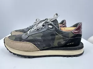 Hidnander Tenkei Sneakers In Suede And Camo Mesh Size 44 EU - Picture 1 of 15