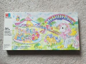 Vintage 1988 My Little Pony Merry-Go-Round Board Game Toy COMPLETE Excellent EUC