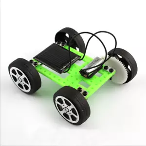 Electric Solar Toy Car Model DIY Kits Educational Gadget Hobby Robotic School