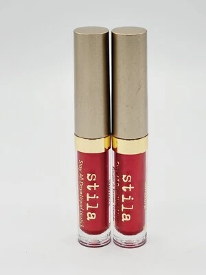 Lápiz labial líquido Stila Stay All Day BESO Shimmer tamaño de viaje 0,05 oz CANTIDAD: 2  Foto 1 de 4