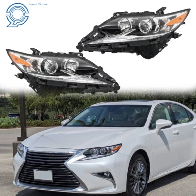 For 2016-2018 Lexus ES350 ES300H Halogen LED DRL Projector Headlight Left+Right Foto 1 de 4