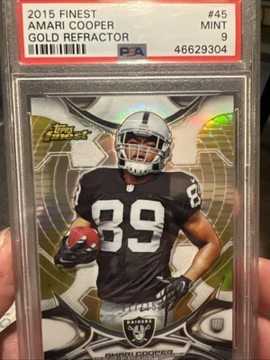 2015 Topps Finest - Amari Cooper #45 Gold Refractor /150 (RC) - Image 1 of 2