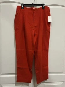 A New Day rote Damenhose spitz zulaufendes Bein hoher Bund schmale Hüfte & Oberschenkel Gr. 14 neu mit Etikett - Bild 1 von 12