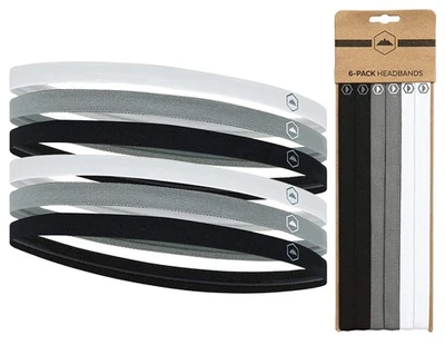 TOUGH OUTFITTERS Tough Headware Haarband Damen und Herren - Dünne elastische Stirnbänder -