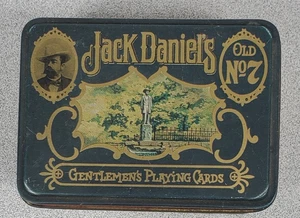 Vintage Jack Daniels Antiguo No. 7 cartas de caballero con lata 1 sellada 1 abierta - Imagen 1 de 11