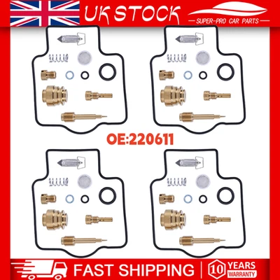 For Kawasaki ZXR750 1989 - 1995 Carb Carburettor Repair Kit rebuild Zxr 750 4pcs - Image 1 of 4