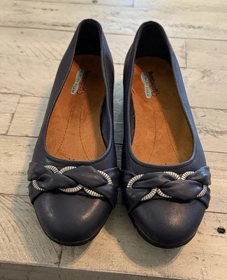 BareTraps Aurora Pisos Azul Marino con Espuma con Memoria Comodidad Talla 7.5 M Foto 1 de 4