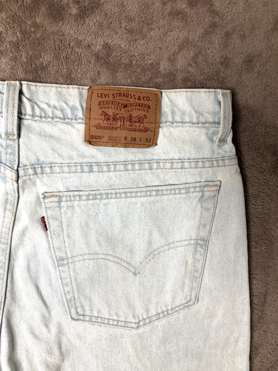 Levi's 505 White Jeans for Men for sale - eBay