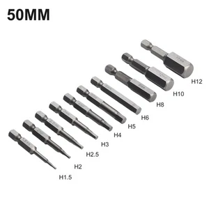 1.5/2.0/2.5/3.0/4.0/5.0/6.0/ 8.0/10/12mm Hex Shank Magnetic Head 1/4\" Hex Shank - Picture 1 of 15