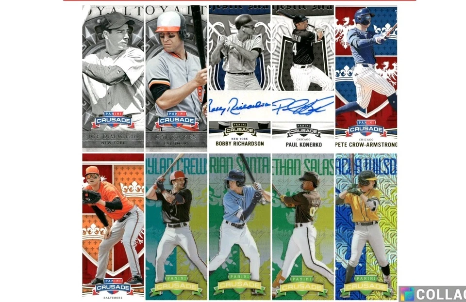 2024 Panini Crusade Baseball Inserts & Prizm Parallels – Pick Your Card / Autos - Image 1 of 2
