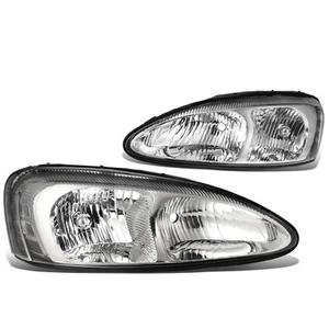 PAR DE FAROS ESQUINA TRANSPARENTE PARA 04-08 GRAN PREMIO SEDÁN IZQUIERDO+DERECHO CARCASA CROMADA - Imagen 1 de 5