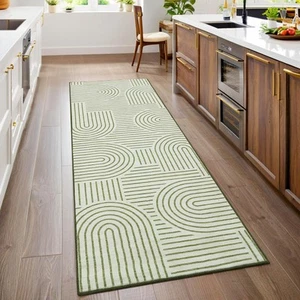 Soft Bath Non-slip Bathroom Modern Rug 2x6 Runners For Hallways Abstract Kitchen - Picture 1 of 8