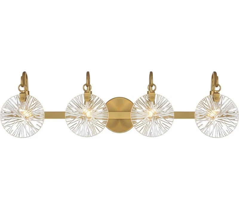 Tocador Addison Savoy House 8-3981-4-322, 4 luces 240 vatios totales, latón cálido Foto 1 de 1