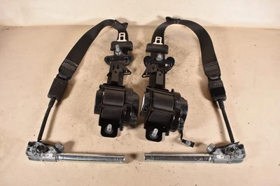 17-23 GMC ACADIA FRONT SEAT BELTS SEATBELTS PAIR FRONT BLACK OEM — 第 1/4 张图片