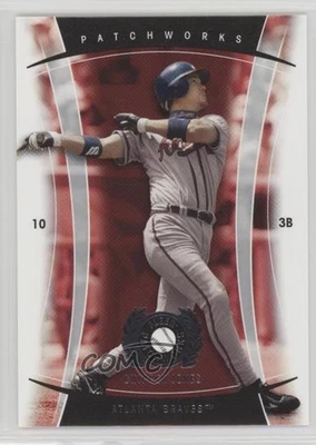 2005 Fleer Patchworks Chipper Jones #27 HOF - Image 1 of 2