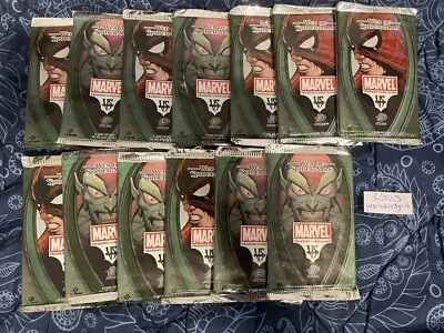 Marvel TCG VS System 13x Web of Spider-Man Booster Pack 1-е издание; БЕСПЛАТНАЯ ДОСТАВКА!!! - Изображение 1 из 3