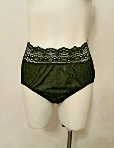 Olga 23913 Famous Scoop Secret Hug High Bare Leg Semi Sheer Nylon Brief Pantie M - Picture 1 of 9