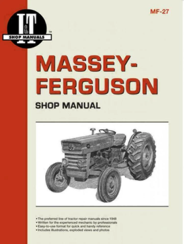 Massey-Ferguson MF135, MF150 & MF165 Tractor Service Repair Manual - image 1 of 1