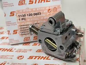 STIHL OEM ZAMA CARBURETOR 1130 120 0603 C1Q-S57H FOR MS170 MS 180 C-BE 017 018 C - Picture 1 of 2