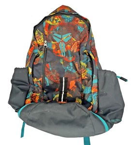 Nike Kobe Bryant Mamba Basketball Backpack XL BA5088-033 Snakeskin Teal Orange - Picture 1 of 13