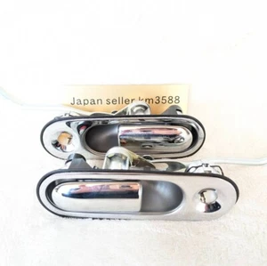 Manija de puerta exterior izquierda derecha cromada Mazda Miata MX-5 Roadster NA par genuino JP - Imagen 1 de 11