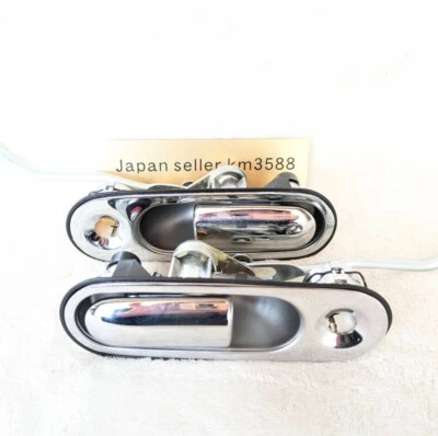 Mazda Miata MX-5 Roadster NA Chrome Outer Door Handle Left Right Pair Genuine JP - Изображение 1 из 4