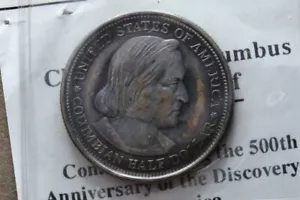 * REPLICA CHRISTOPHER COLUMBUS CAMEO PROOF TOKEN 32MM #BEJ76 - Bild 1 von 11