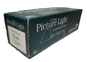 House of Troy T5-61 Polished Brass 5" Traditional Classic Picture Light New NOS - Picture 1 of 3