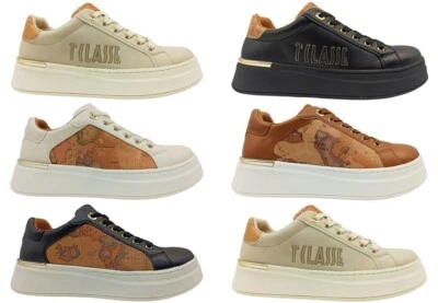 Scarpe donna Alviero Martini 1Classe sneakers basse casual platform da passeggio