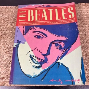 THE BEATLES Oversize illustrated history ANDY WARHOL art Vintage photos 1980 HC - Picture 1 of 6