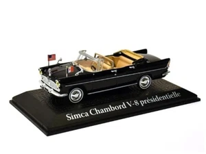 Carrozza di Stato 1961 Simca Chambord V8 de Gaulle modellino auto in metallo 1:43 Norev - Foto 1 di 3